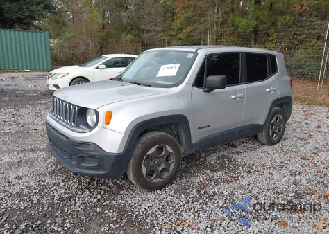 2016 Jeep Renegade Sport from USA, damaged, VIN ZACCJBAT2GPC80037